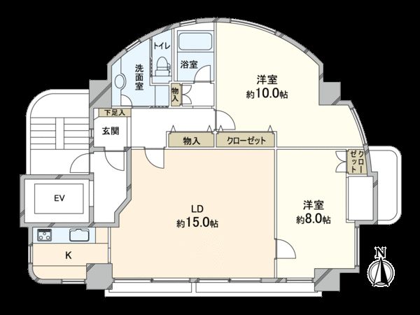パラッツオ大山 間取図(平面図) パラッツオ大山 間取図(平面図)