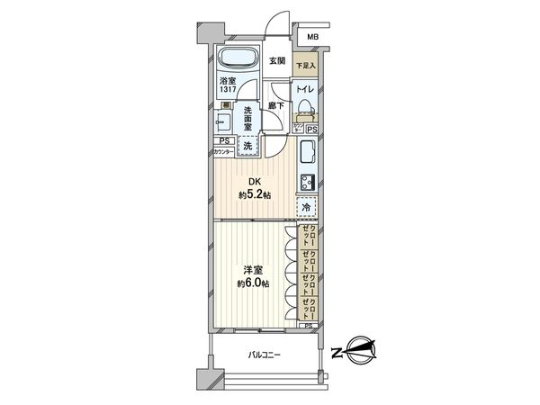 プレジール新宿大久保 間取図 プレジール新宿大久保 間取図