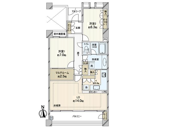 グランツオーベル目白近衛町 間取図 グランツオーベル目白近衛町 間取図