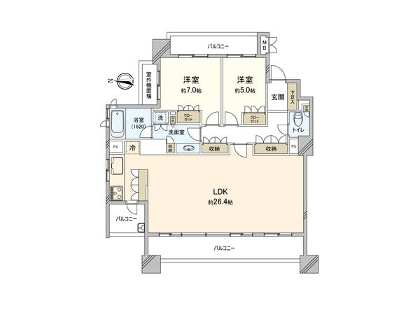 グランスイート覚王山法王町 間取図 グランスイート覚王山法王町 間取図