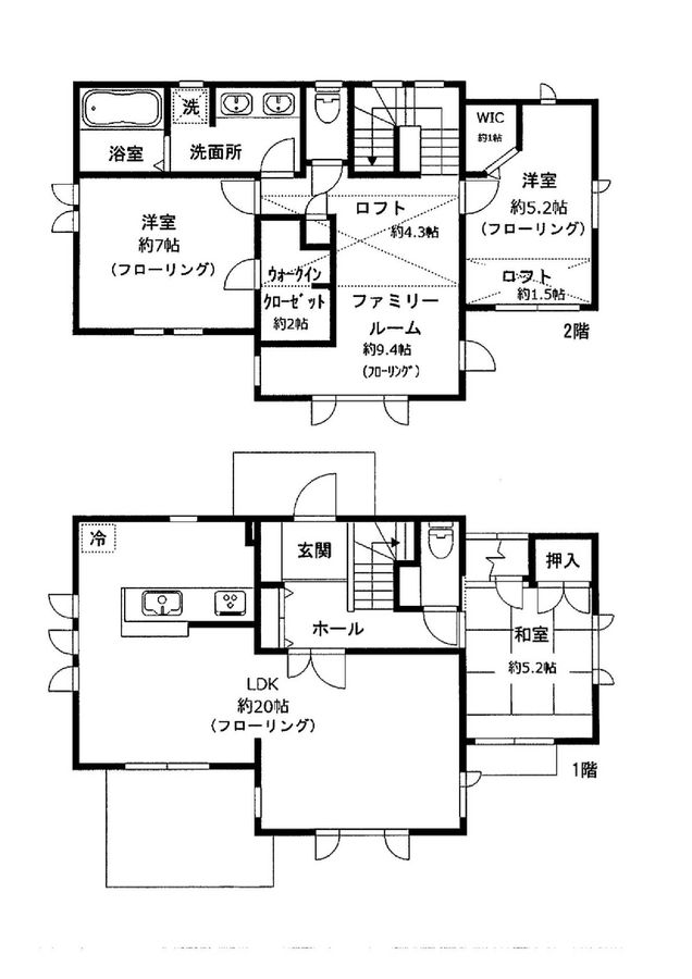 瑞穂区春山町戸建 間取図 瑞穂区春山町戸建 間取図
