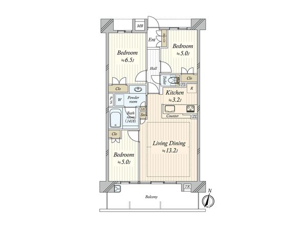 プレシアスコート桜山 間取図 プレシアスコート桜山 間取図