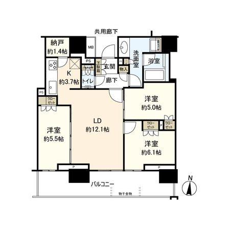 間取図(平面図) 間取図(平面図)