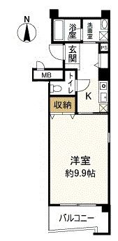クレスト長筬 間取図(平面図) クレスト長筬 間取図(平面図)