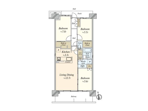 メガシティテラス 間取図 メガシティテラス 間取図