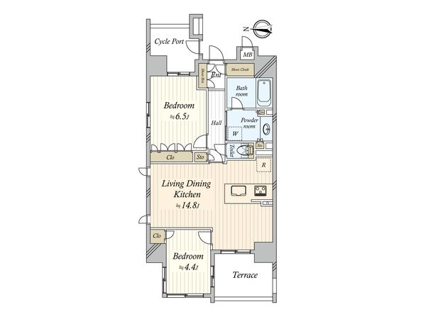 プラセシオン名古屋伏見 間取図 プラセシオン名古屋伏見 間取図