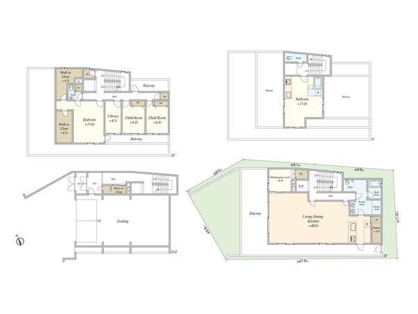 名東区高間町戸建 間取図 名東区高間町戸建 間取図