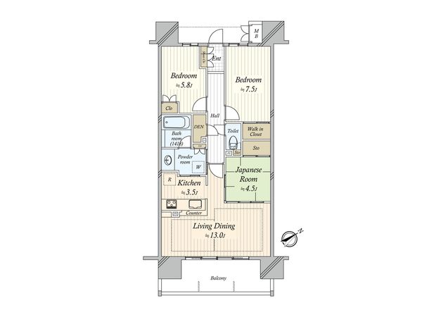 バンベール鶴舞 間取図 バンベール鶴舞 間取図