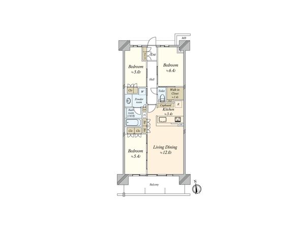パークホームズLaLa名古屋みなとアクルス 間取図 パークホームズLaLa名古屋みなとアクルス 間取図