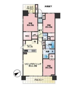 シティハウス植田 間取図 シティハウス植田 間取図