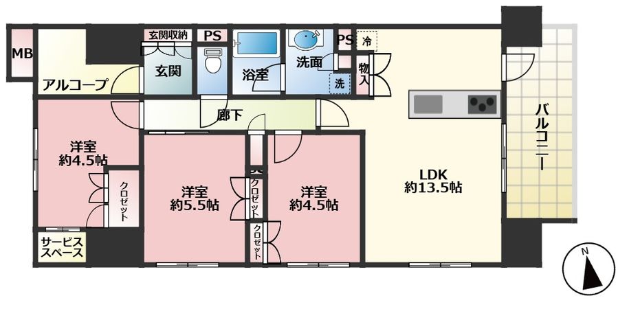デュオヒルズ今池 間取図(平面図) デュオヒルズ今池 間取図(平面図)