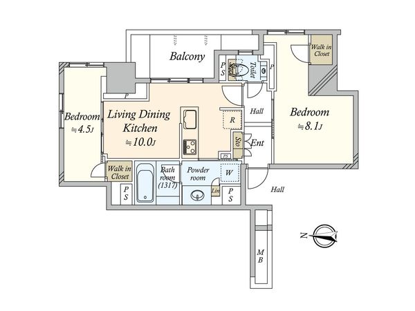 プラウドタワー栄 間取図 プラウドタワー栄 間取図