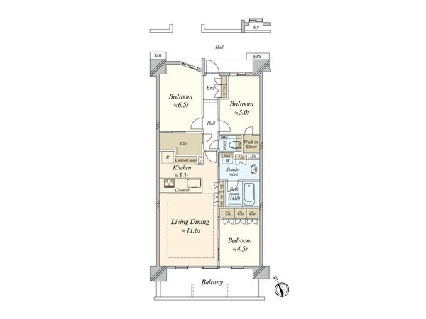 プラウド池下高見 間取図 プラウド池下高見 間取図