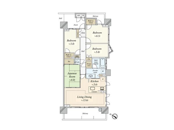 ラグナヒルズ レジデンスエア 間取図 ラグナヒルズ レジデンスエア 間取図