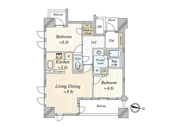 久屋アインス 間取図 久屋アインス 間取図