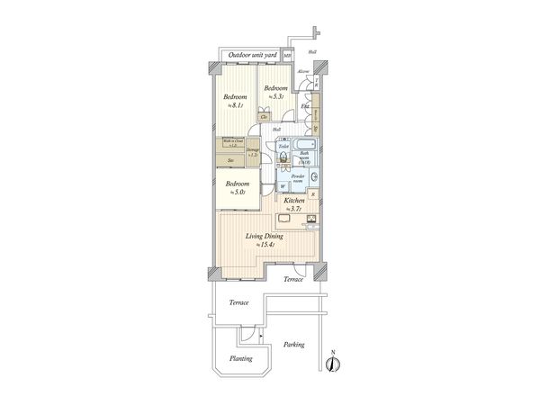 パークコート松栄町 間取図 パークコート松栄町 間取図