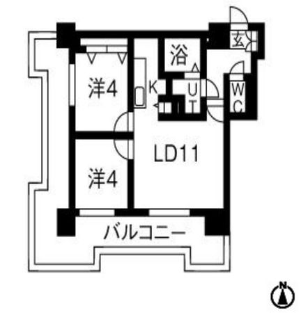 UURコート札幌北三条 間取図 UURコート札幌北三条 間取図