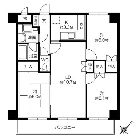 ノースピア菊水 間取図 ノースピア菊水 間取図