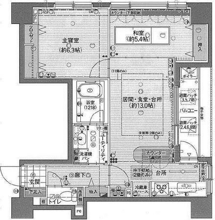 ラ・クラッセ札幌ステーションフロント 間取図 ラ・クラッセ札幌ステーションフロント 間取図