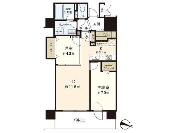 プレミスト札幌ターミナルタワー 間取図(平面図) プレミスト札幌ターミナルタワー 間取図(平面図)