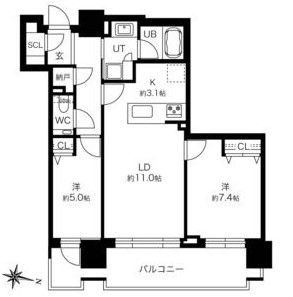 プレミストタワーズ札幌苗穂ブライトゲート 間取図 プレミストタワーズ札幌苗穂ブライトゲート 間取図