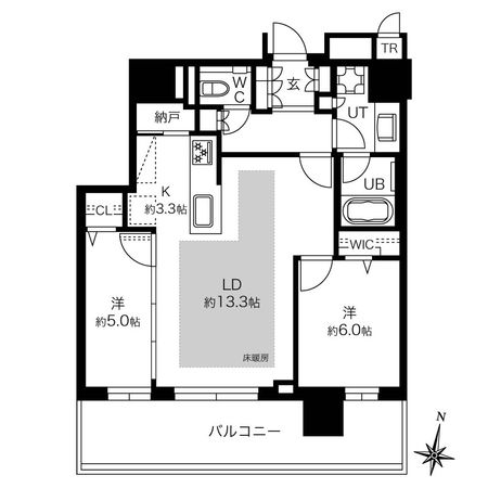 ONE札幌ステーションタワー 間取図 ONE札幌ステーションタワー 間取図