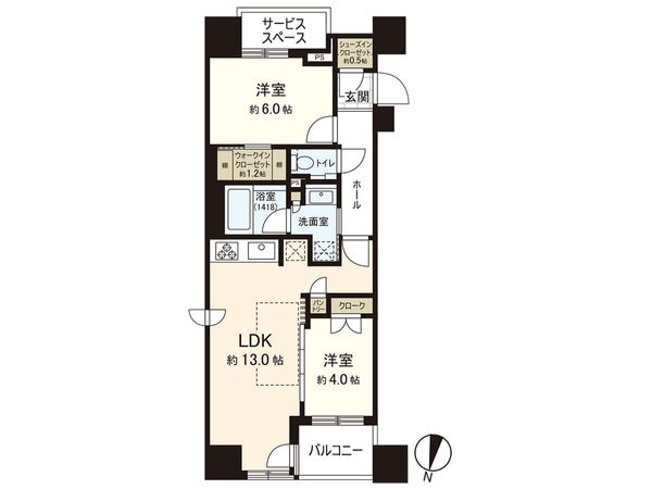 パークリュクス札幌大通公園 間取図 パークリュクス札幌大通公園 間取図