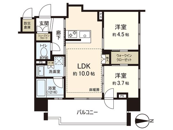 クリオ札幌グランクラス 間取図 クリオ札幌グランクラス 間取図
