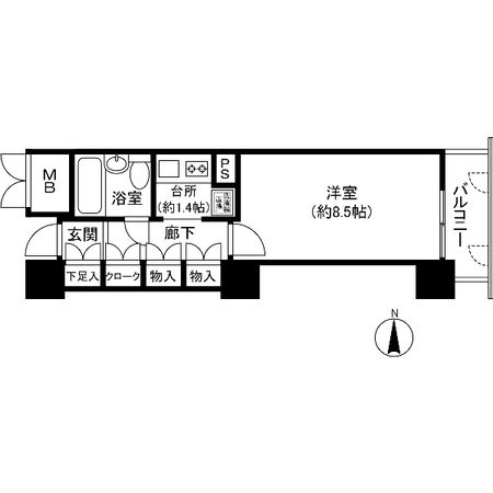 パークタワー台原 間取図 パークタワー台原 間取図