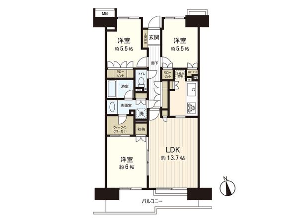八乙女パークホームズ 間取図 八乙女パークホームズ 間取図
