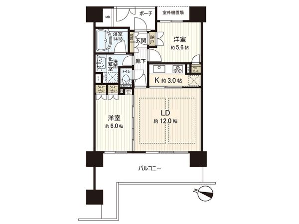 プラウド西公園 間取図 プラウド西公園 間取図