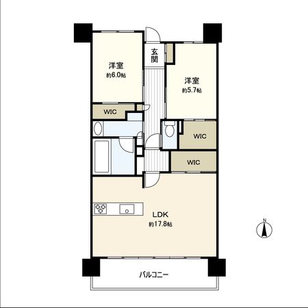 デュオヒルズ仙台ザ・マークス 間取図 デュオヒルズ仙台ザ・マークス 間取図
