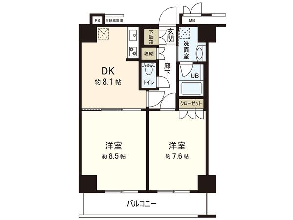レジデンス仙台駅東 間取図(平面図) レジデンス仙台駅東 間取図(平面図)