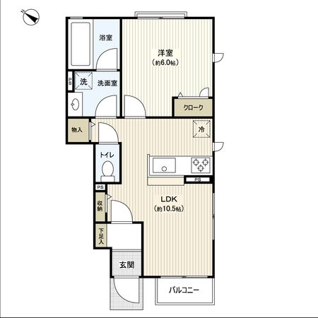 C Maison泉崎A棟 間取図 C Maison泉崎A棟 間取図