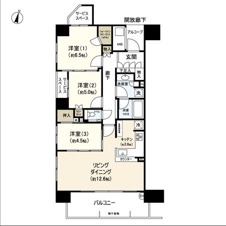 パークホームズ仙台定禅寺通 間取図 パークホームズ仙台定禅寺通 間取図