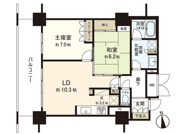 アップルタワーズ仙台ブローディアタワー 間取図(平面図) アップルタワーズ仙台ブローディアタワー 間取図(平面図)
