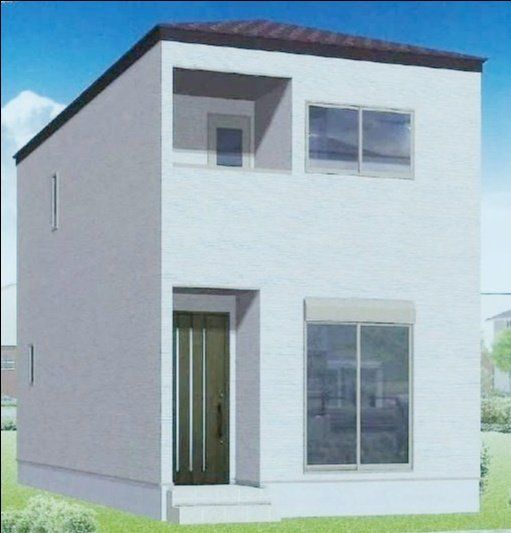 E's Town 完成予想図(設計図書を基に描き起こしたもので差異が生じます) E's Town 完成予想図(設計図書を基に描き起こしたもので差異が生じます)