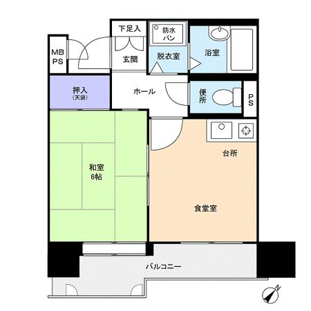 ライオンズマンション北目町第二 間取図 ライオンズマンション北目町第二 間取図