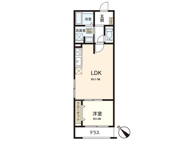 MOCXION成田町 間取図 MOCXION成田町 間取図
