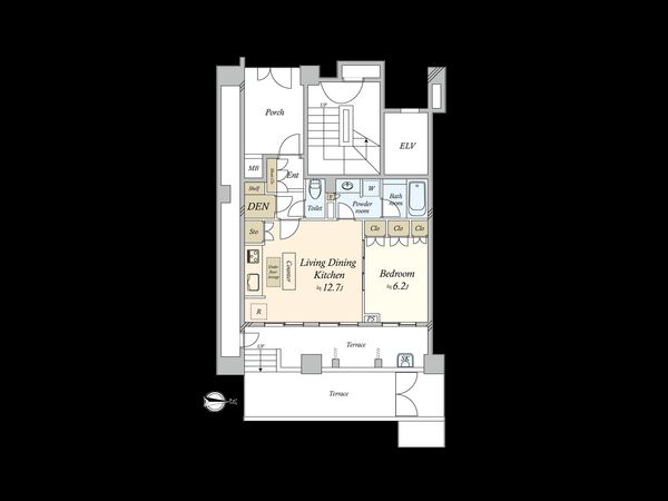 パークハウス飯田橋レジデンス 間取図 パークハウス飯田橋レジデンス 間取図