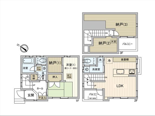 白山四丁目戸建 間取図 白山四丁目戸建 間取図