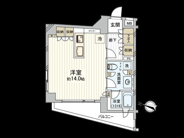 日神デュオステージ小石川 間取図 日神デュオステージ小石川 間取図