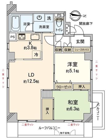 マイキャッスル西ケ原・飛鳥山公園 間取図(平面図) マイキャッスル西ケ原・飛鳥山公園 間取図(平面図)