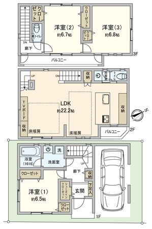 間取図(平面図) 間取図(平面図)