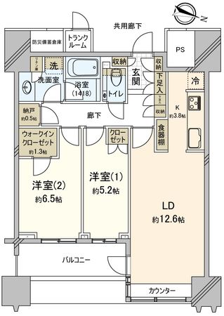 間取図(平面図) 間取図(平面図)
