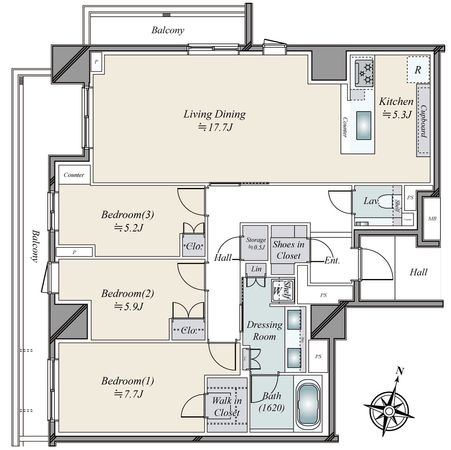 間取図(平面図) 間取図(平面図)