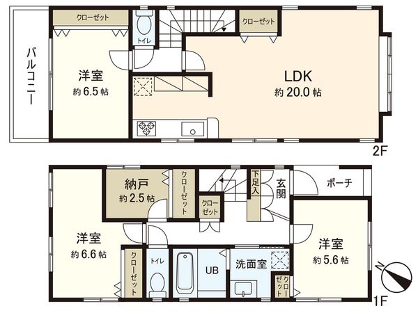 高宮三丁目戸建 間取図 高宮三丁目戸建 間取図