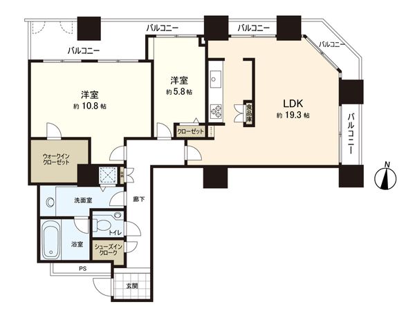 百道タワー 間取図 百道タワー 間取図