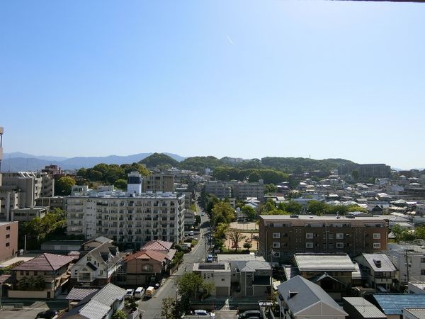 ピア高宮N棟 10階部分バルコニーからの眺望 ピア高宮N棟 10階部分バルコニーからの眺望