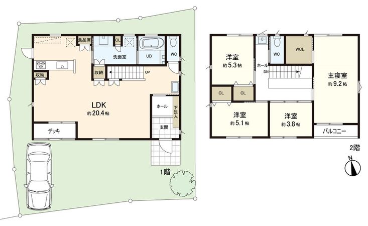 桜坂一丁目戸建 間取図 桜坂一丁目戸建 間取図